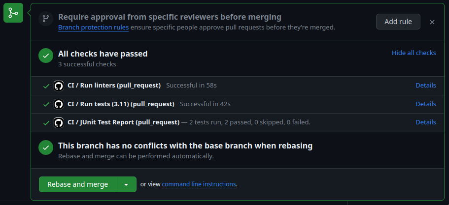 Main CI workflow